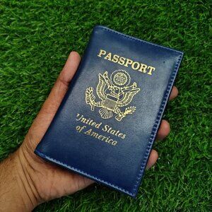 Genuine Leather passport cover, Leather Passport holder, passport travel wallet